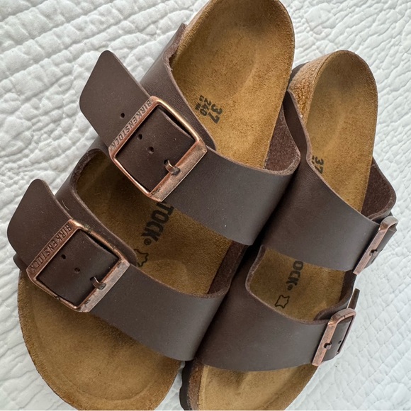 Birkenstock Arizona Dark Brown Double Strap Sandals- 37 - Picture 5 of 5